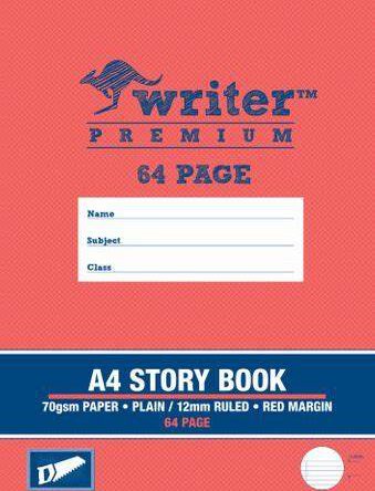 BOOK STORY WRITER PREMIUM A4 12MM 64 PGS